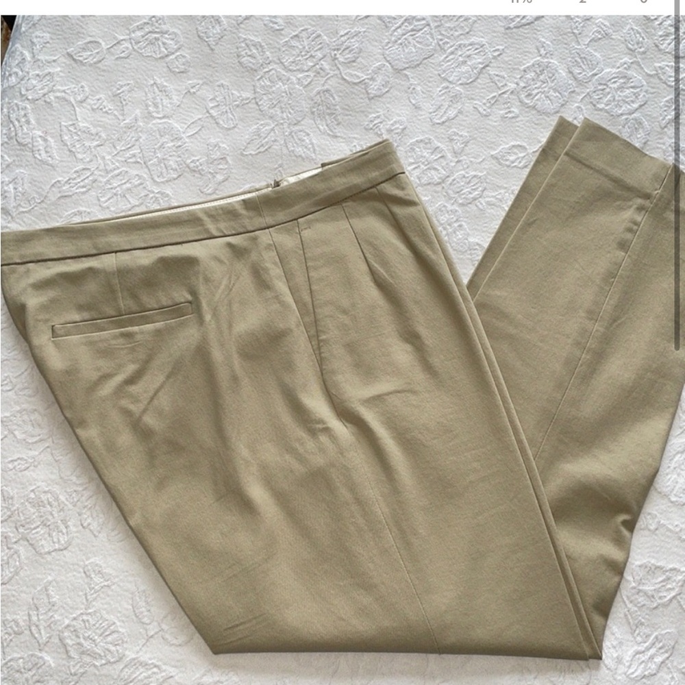 J Crew Tan Martie Cropped Pants